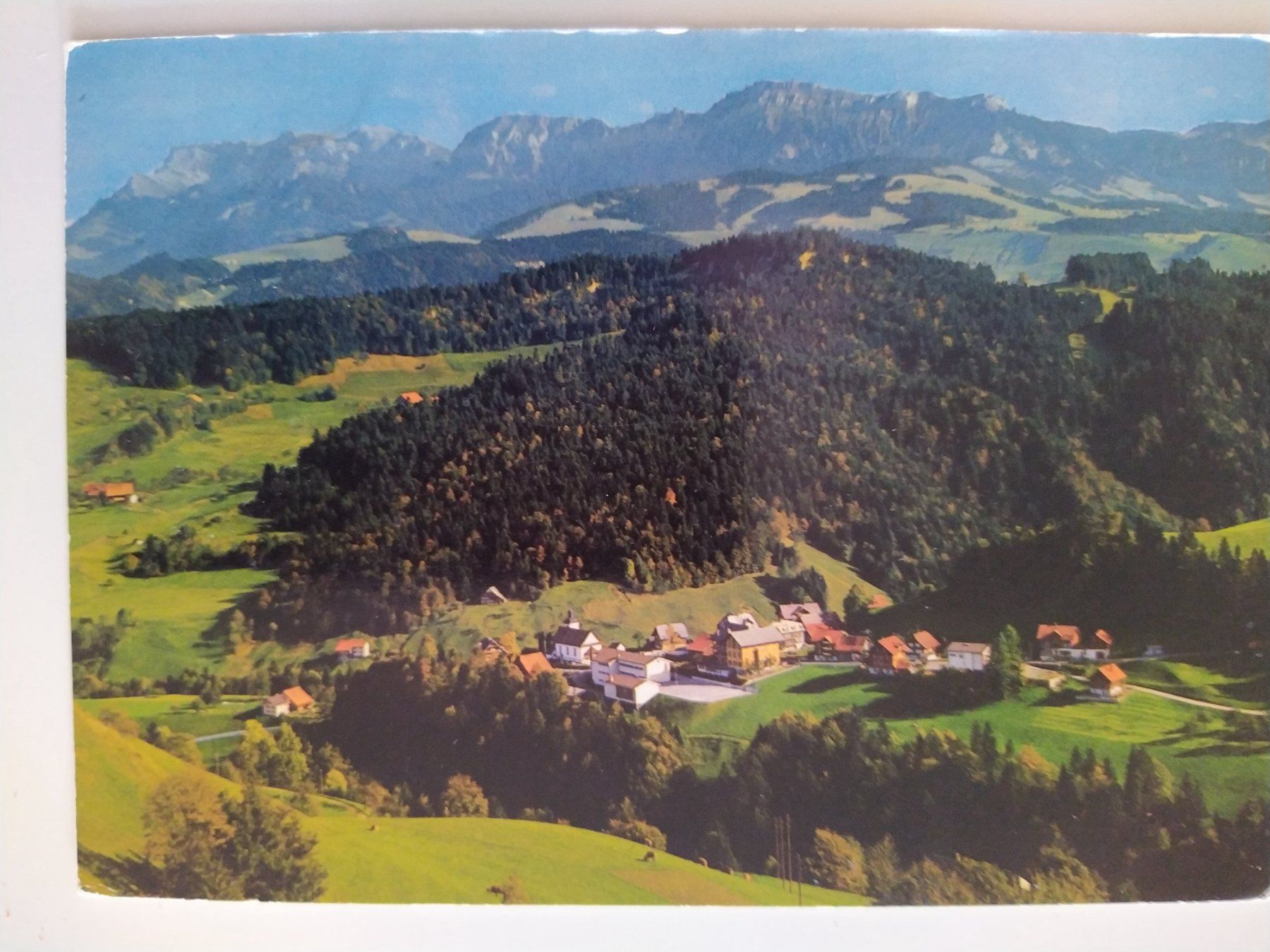 Cartoline postali: Romoos mit Pilatus, dat. 1971 Romoos – Usato da Ohmstal venduto da Lebensfreude05