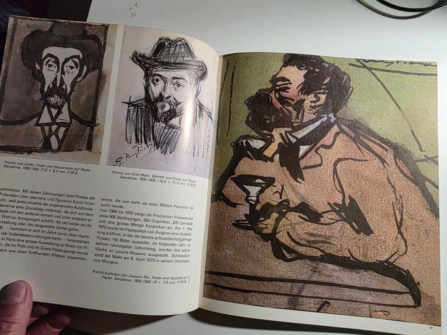 Livres: Picasso - Museum Barcelona - 1982 Kunst Katalog – D'occasion à Walterswil BE par Lonitti 8
