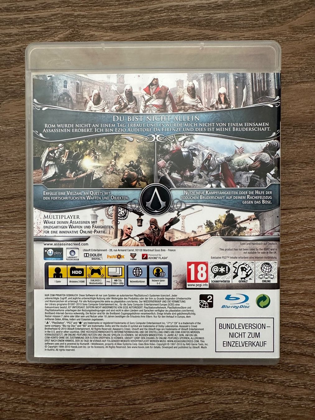 Sony Spiele: Assassins Creed Brotherhood – Neu (gemäss Beschreibung) aus Nottwil von grabi77 1