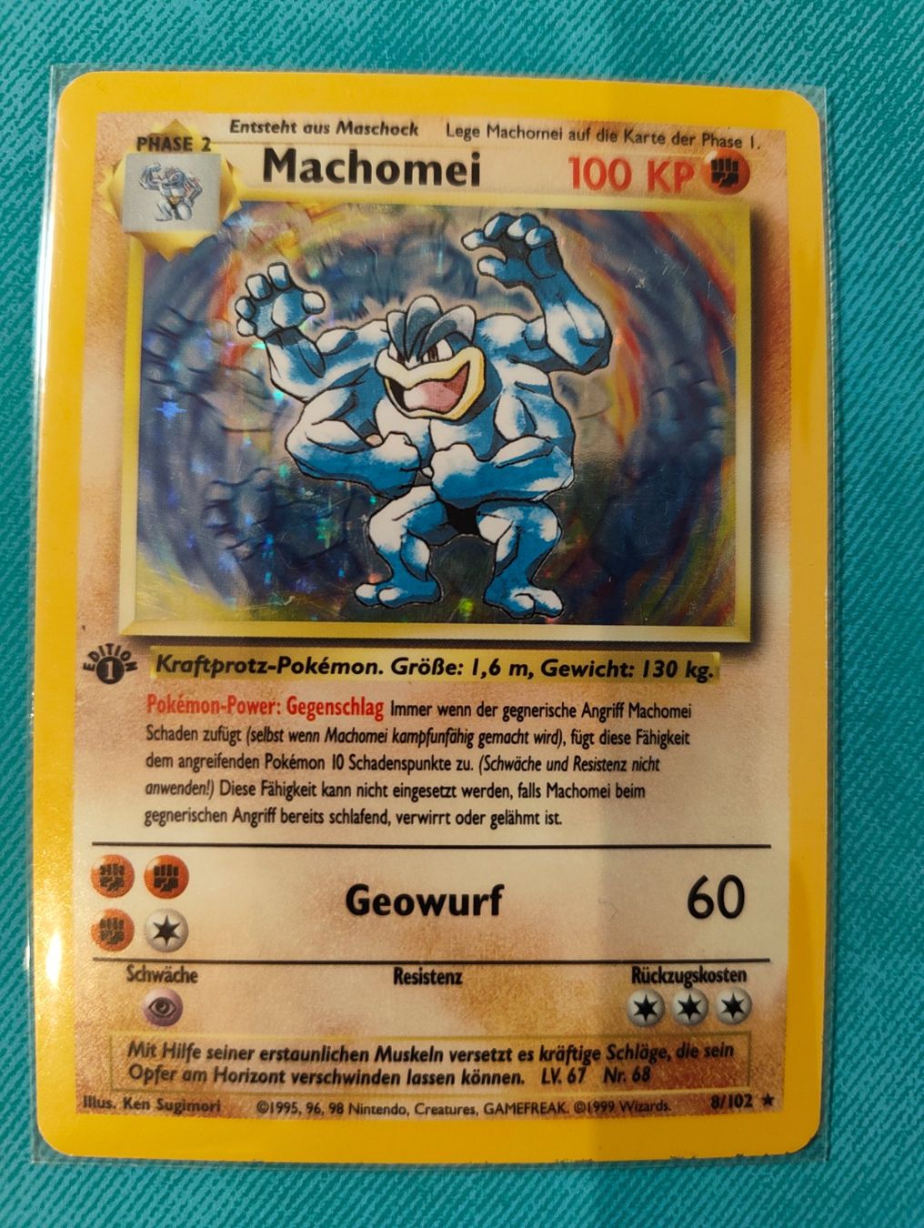 Pokémon Carte collezionabili: Pokemon Machomei Base Set 8/102 – Usato da Buchs SG venduto da mar_6fxp