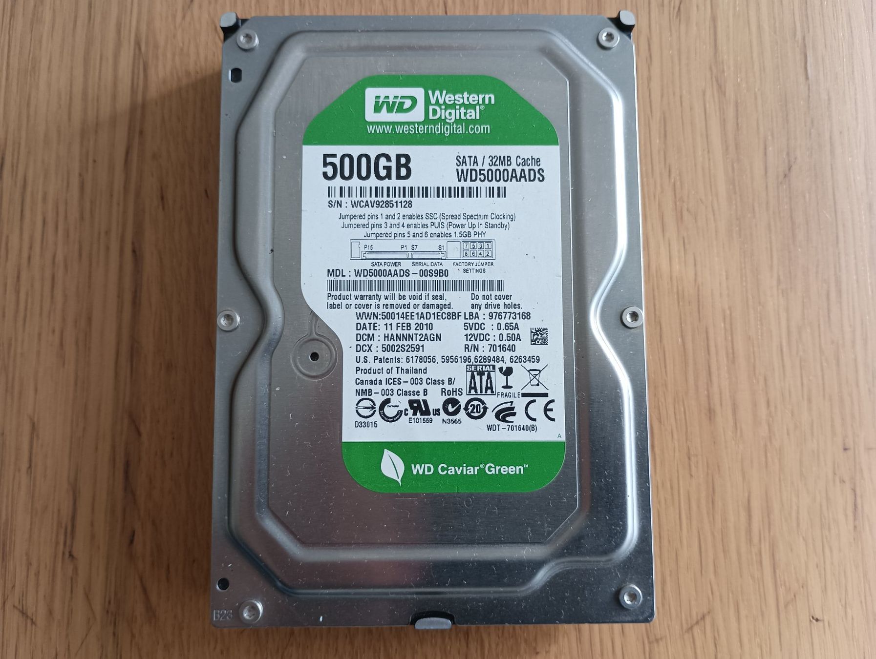 Harddisks: Versch. SATA Harddisks Festplatten 3.5" mit SMART errors. – Defekt aus Basel von Jbeu06 2