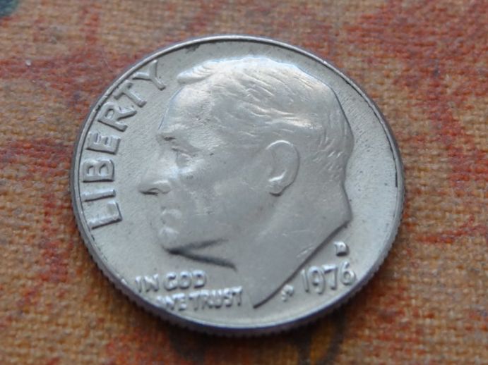 Tutti le monete: USA ONE DIME 1976 – Usato da Romanel-sur-Lausanne venduto da Swift13