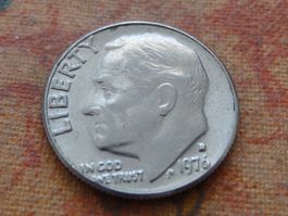 USA ONE DIME 1976