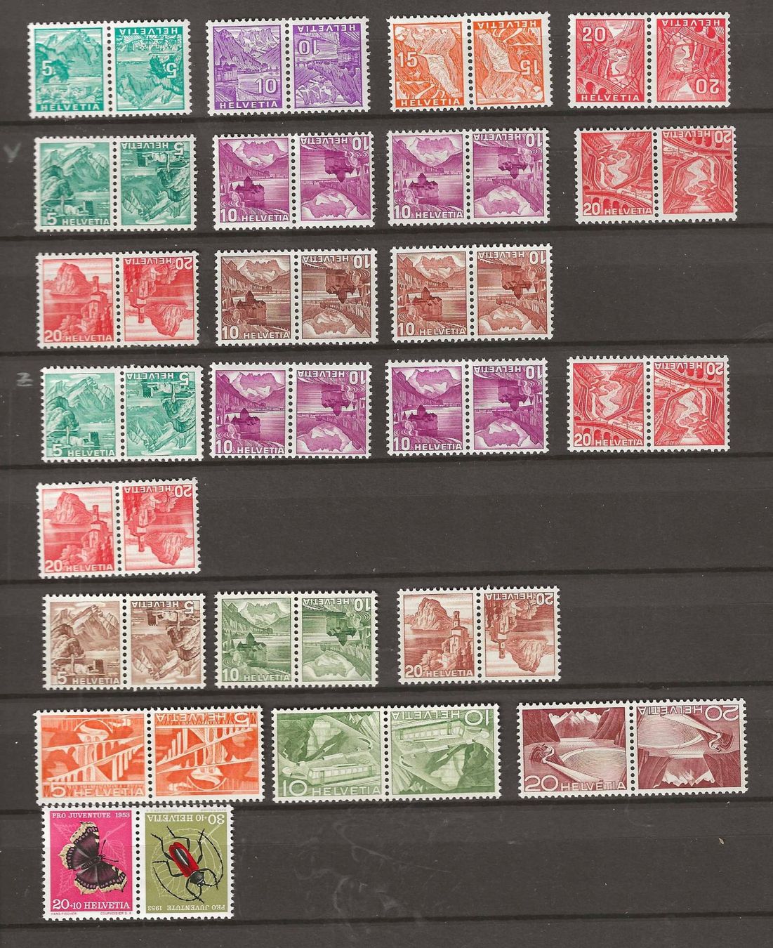 Alle Briefmarken: Top Sammlung postfrische Kehrdrucke ** - KP 1390.-- – Neu (gemäss Beschreibung) aus Gümligen von Geniusbuy 1