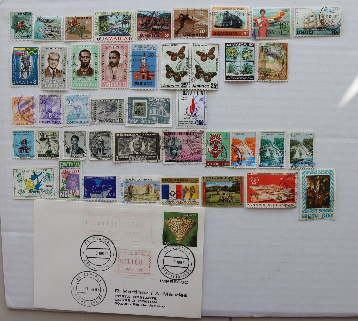 Tutti i francobolli: Briefmarken Süd Amerika – Usato da Oberentfelden venduto da lakipul