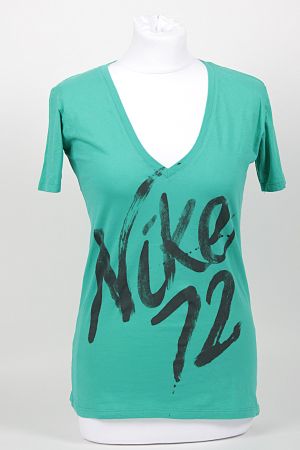NIKE SlimFit T-Shirt türkis, Gr. M