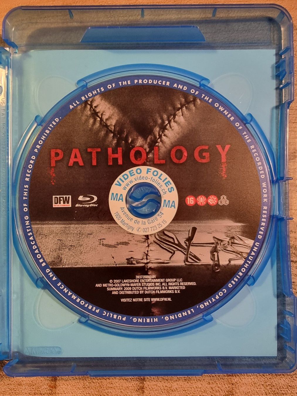 Tous les DVDs: Pathology – D'occasion à Chavannes-près-Renens par XWR4 2