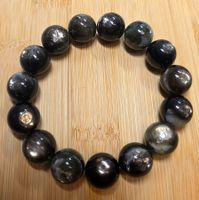 Grünes Mica/Lepidolit Armband 15.2mm
