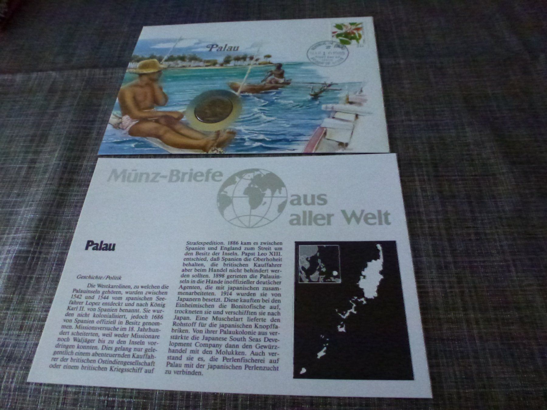 Tutti le monete: Münzbrief Palau – Usato da Olten venduto da Disc-Verkauf