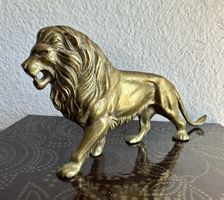 Wunderschöne Löwenfigur aus Messing 1.4kg✨ Unikat!