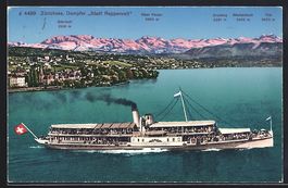 Zürichsee, Dampfer Stadt Rapperswill mi