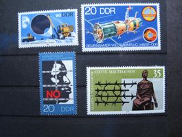 DDR 1978 Weltraumflug / Gegen Rassismus **