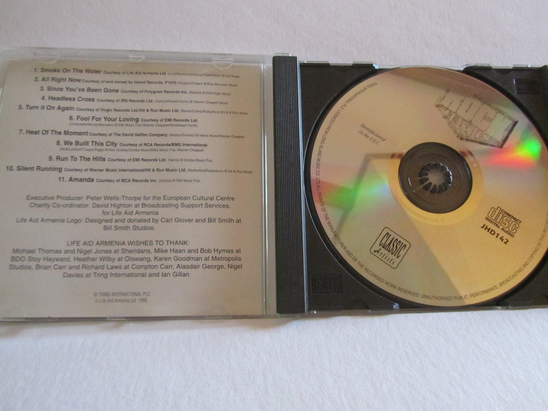CD: CD Rock Classics, Rainbow Black Sabbath Genesis Whitesnake – Usato da Weiningen ZH venduto da dietsch57 2