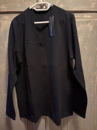 G White - WQ085 - Maglia Scollo nero - 46/L