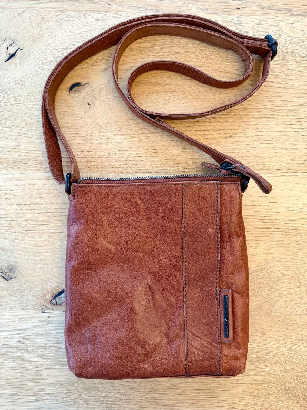 Borse: Spikes & Sparrow Umhängetasche Echtleder cognac – Usato da Hasle LU venduto da big1309