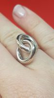 750 Weissgold Designerring