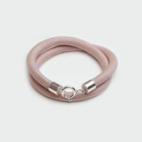 Wickelarmband Seide & Silber 925(SD)