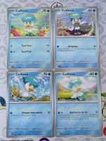 🇫🇷 Pokémon lot 4 cartes Coiffeton diverses séries FR