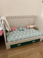 Lettino IKEA STUVA 70×140 cm con cassetto e materasso