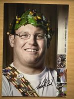 Imhof Andi Schwinger Autogramm Karte mit Kranz