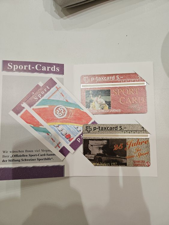Cartes de téléphone: Sport Cards Sammlung - P-Taxcard Rarität, Top Zustand! – Neuf avec emballage d'origine à Wiler b.Utzenstorf par Ired