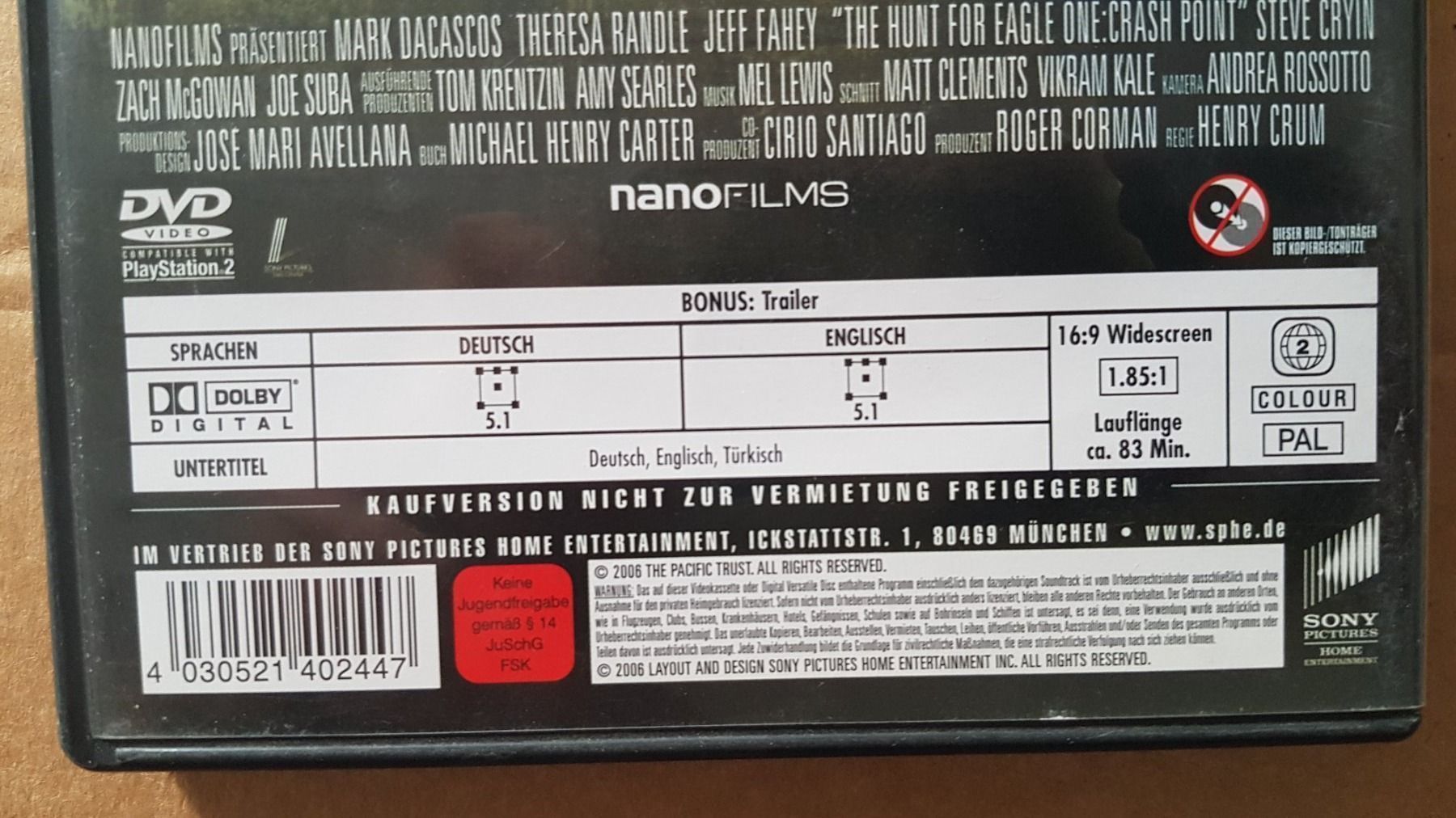 Tous les DVDs: DVD Die Jagd auf Eagle One – D'occasion à Oetwil am See par fineli2 1