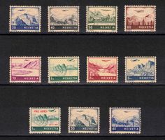 1941 Flugpost Serie F27-F44 **