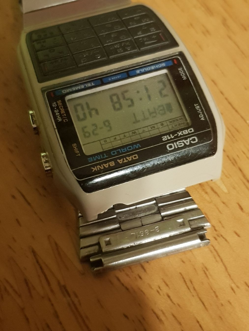 Casio Uhren: CASIO DBX-112 Data Bank LCD Vintage – Gebraucht aus Genève von BKYB 3