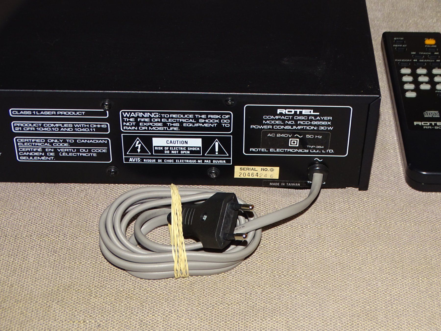 Rotel Audio- & Mediensysteme: Rotel RCD-965BX  CD-Player – Gebraucht aus Hirzel von Musicman03 6