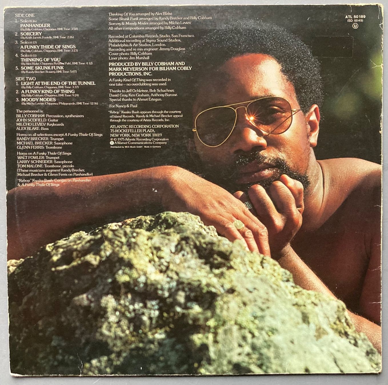 Dischi in vinile: BILLY COBHAM - A FUNKY THIDE OF SINGS – Usato da Poliez-Pittet venduto da Newtown-Records 1