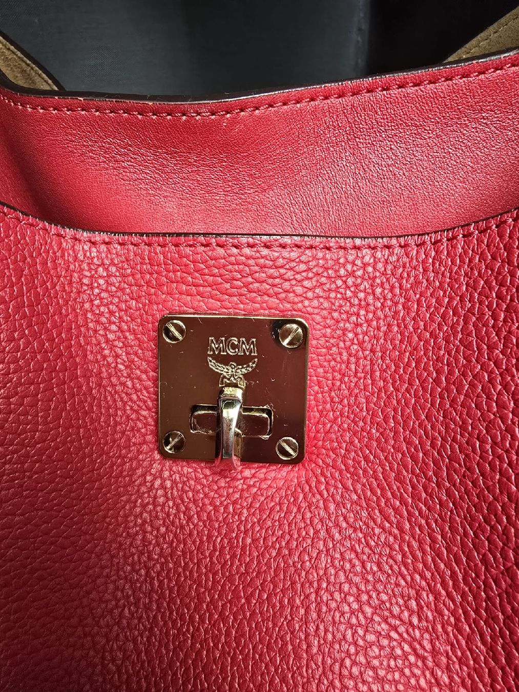 Mcm Borse da donna: Exklusive MCM Tasche in edlem Rot – Nuovo (secondo la descrizione) da Zürich venduto da Lex_i 1