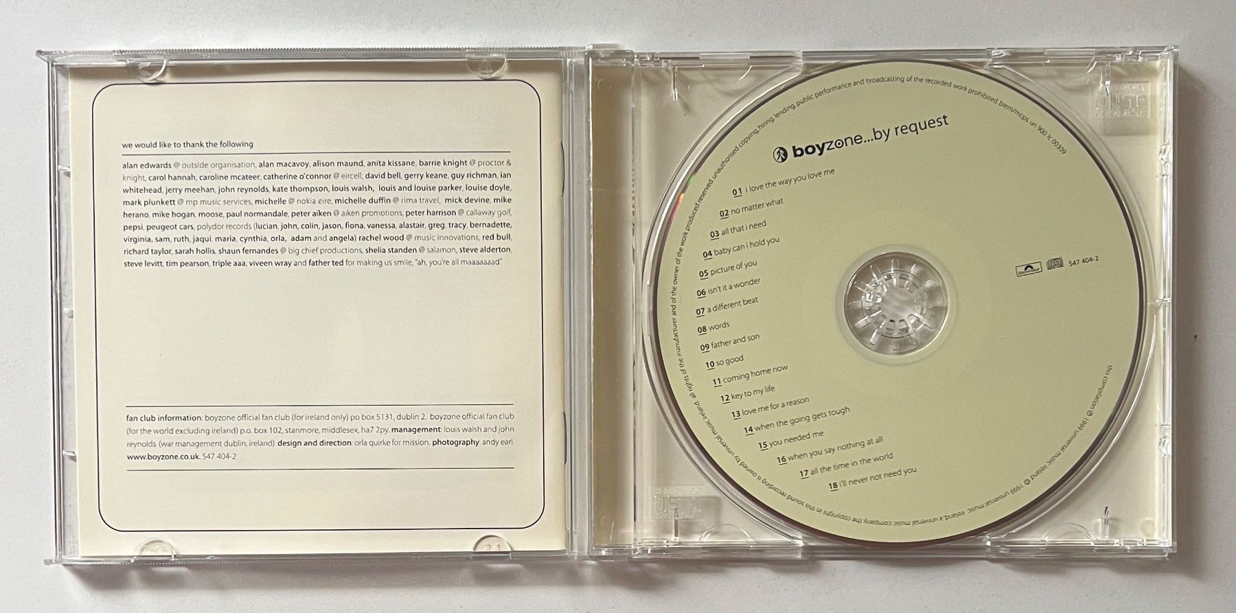 CD: Boyzone / By Request (Boyzone's Greatest Hits) – Usato da Näfels venduto da rottabi 2