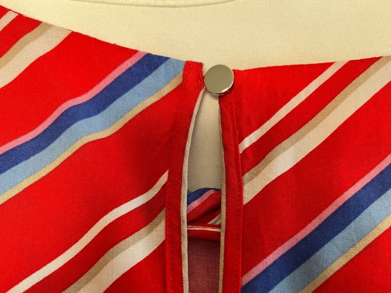 Taifun Camicette: Taifun, Bluse, kurzarm, gestreift – Usato da Kloten venduto da SANTALA23 3