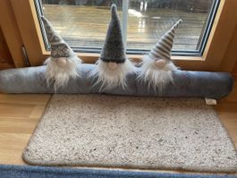 Festive Gnomes Draft Stopper - Keep the Cold Out!