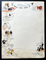 Comité de propagande en faveur des vins - Menu humoristique