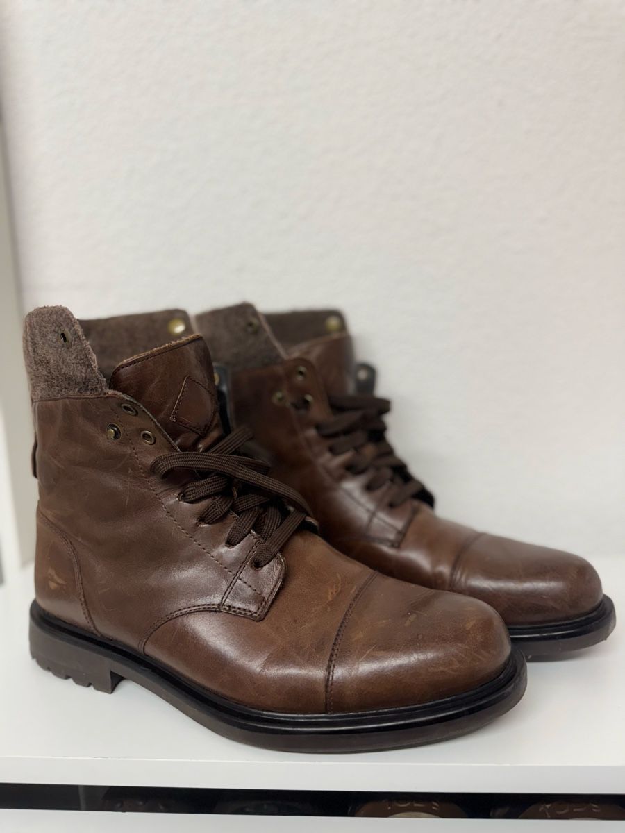 Hufschuhe: Stylish Brown Leather Winter Boots - Size 44Great! – Gebraucht aus Oberglatt ZH von arb_pt85 2
