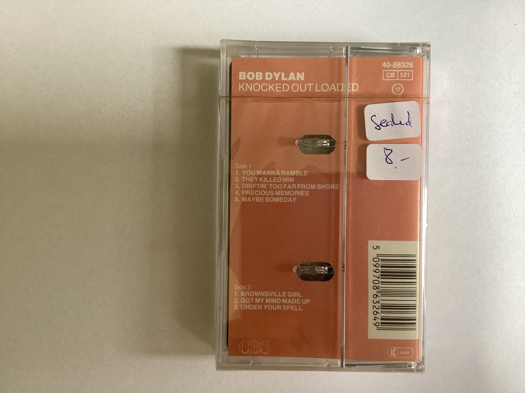 Musicassette: Bob Dylan MC - Knocked Out Loaded (Sealed) – Nuovo e nell'imballaggio originale da Gutenswil venduto da Hamzian 1
