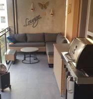 Lounge Set für Balkon oder Terrasse mit Aufbewahrungstruhe