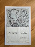 Vintage Plakat Picasso Galerie Renéé Ziegler Zürich 1967