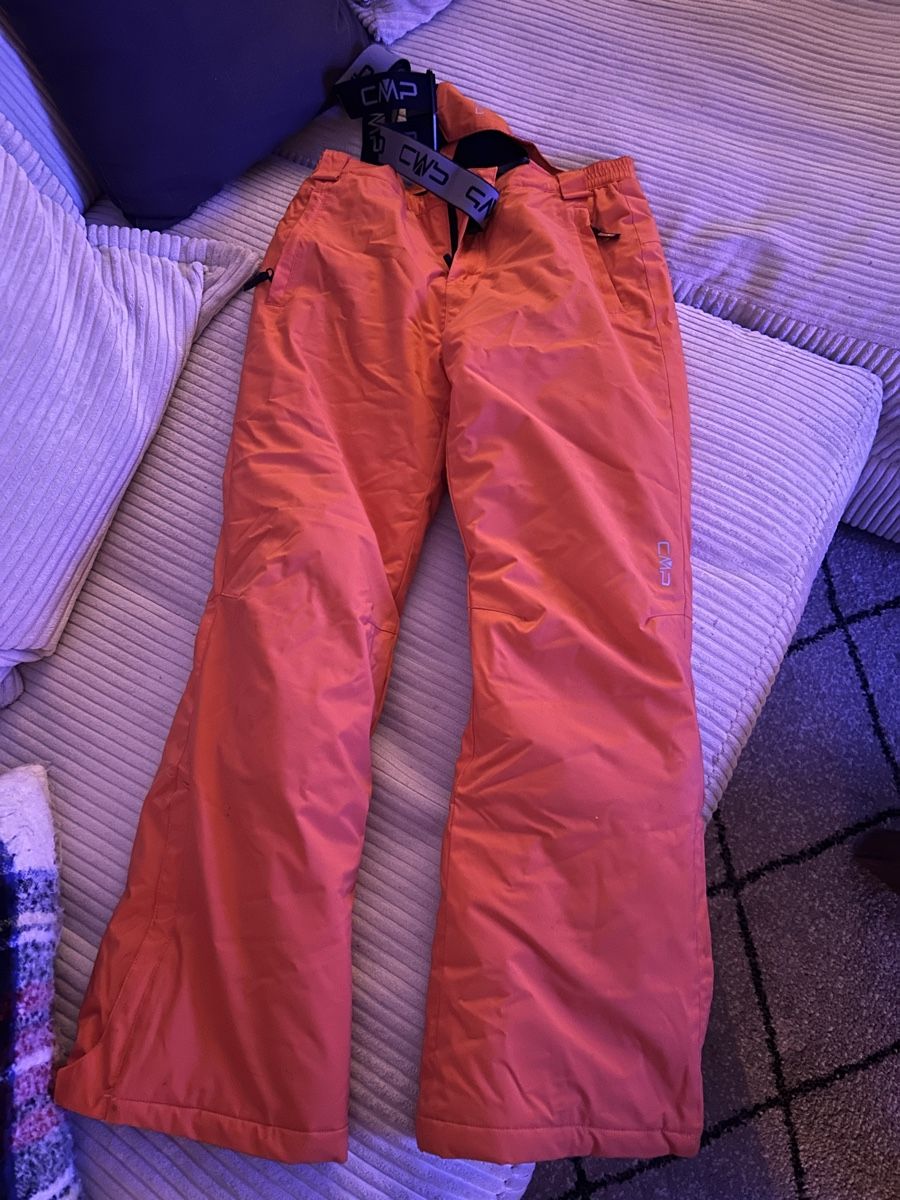CMP Pantaloni: Pantalon de ski CMP orange vif 164 – Usato da Martigny venduto da lovejess