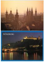 2 AK Würzburg, Grossformat 16,3 x 11,5 cm