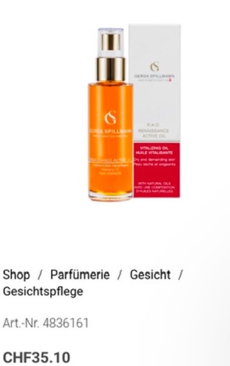 Cura del viso: Gerda Spillmann Renaissance Set: Pro Age + Extra Riche – Nuovo e nell'imballaggio originale da Nidau venduto da alpa83 3