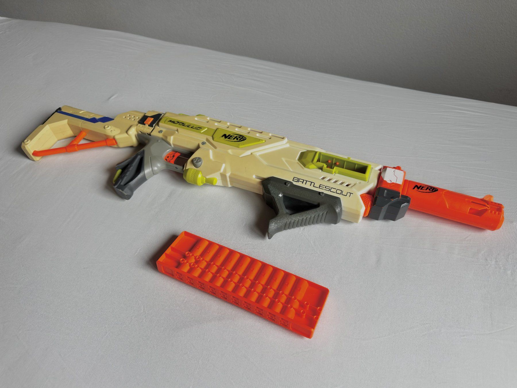 Nerf Spielzeuge: Nerf Modulus Battlescout ICS + Nerf Zombie Strike SlingFire – Gebraucht aus Vilters von smunksgaard 2