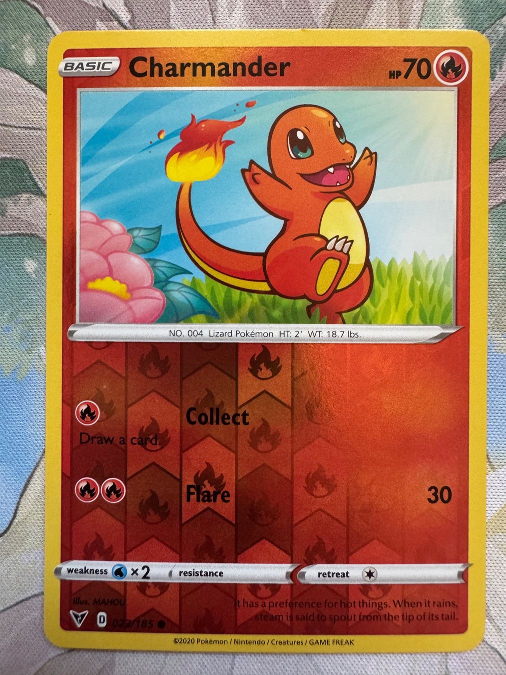 Pokémon Carte collezionabili: Pokémon TCG - Charmander Reverse (VIV023) Vivid Voltage – Nuovo (secondo la descrizione) da Oberwil BL venduto da Chelsea26