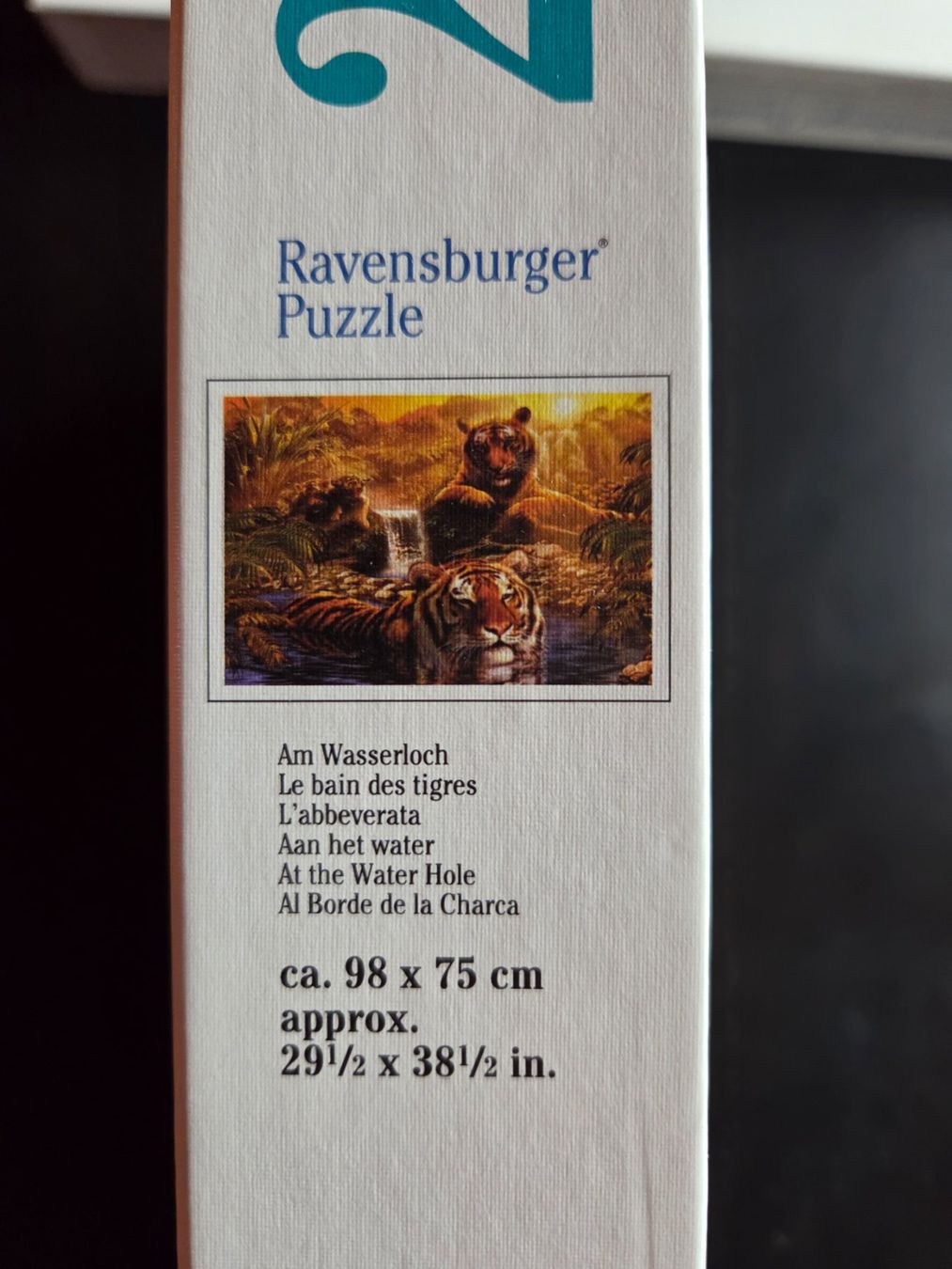 Ravensburger Puzzle: Puzzle - Tiger am Wasserloch – Usato da Oberstammheim venduto da dmos 3