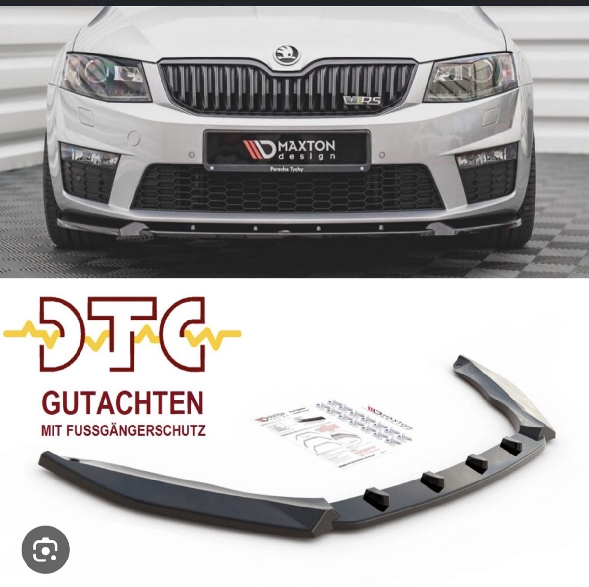 Skoda Alle Ersatzteile: Frontlippe Skoda Octavia III vRs  – Neu und originalverpackt aus Ganterschwil von pau_x9lf