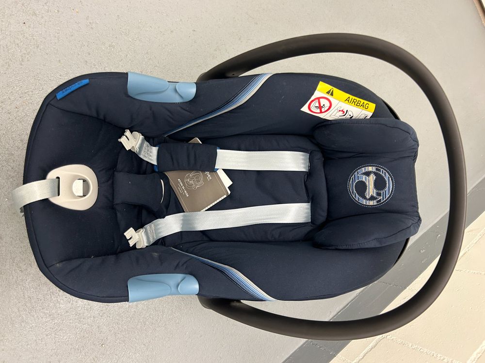 Cybex Aton Babyschale, blau (Gebraucht) in Binningen für CHF 25