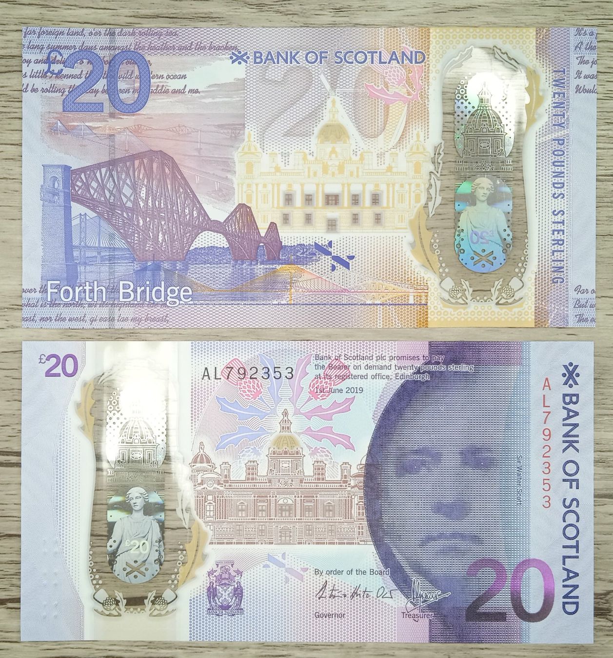Banconote: Ecosse 20 Pounds Polymer UNC _2 – Nuovo (secondo la descrizione) da Cousset venduto da Patricio77