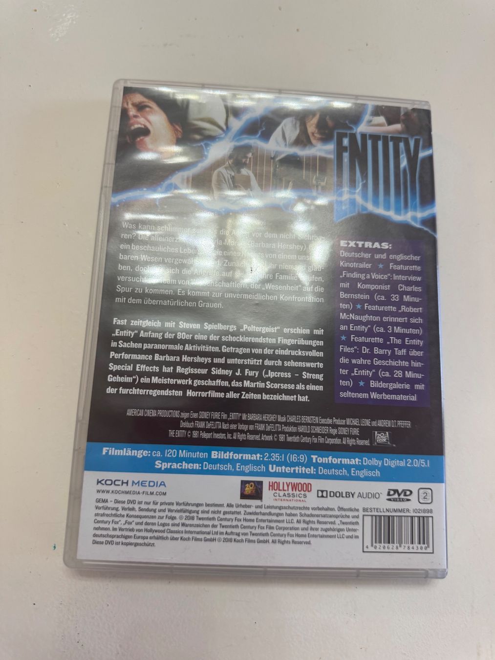 Alle DVDs: ENTITY. (DVD) KULT FILM – Gebraucht aus Basel von san_2qlq 1