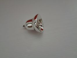 Alter Christbaumschmuck - grosse Glocke 8 cm. x 7.5 cm.